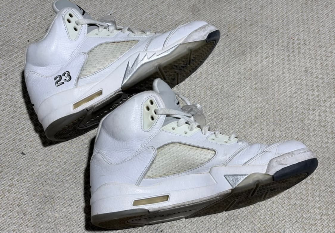 나이키 에어조던 5 레트로 화이트 하이탑 270 상품이미지5