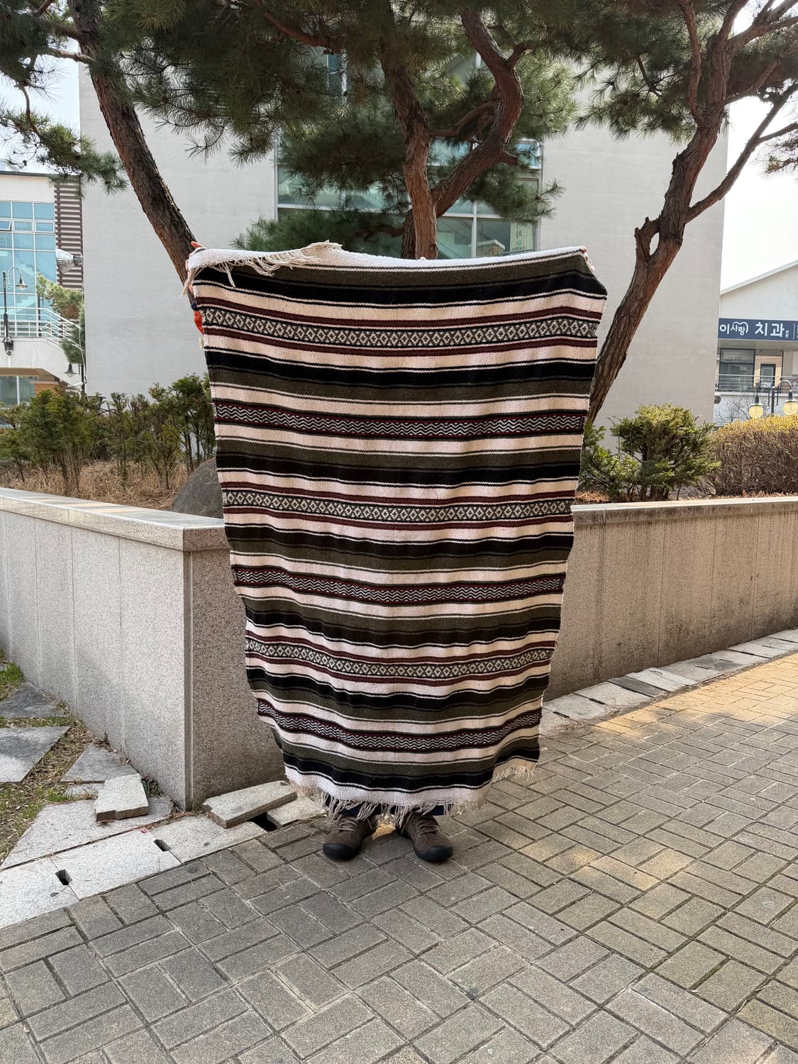 Mexican Vtg rug 멕시칸 빈티지 러그 상품이미지5