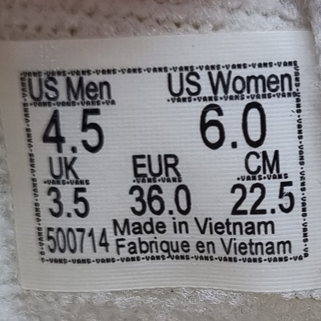 반스 스타일36 데콘 스니커즈225 상품이미지6