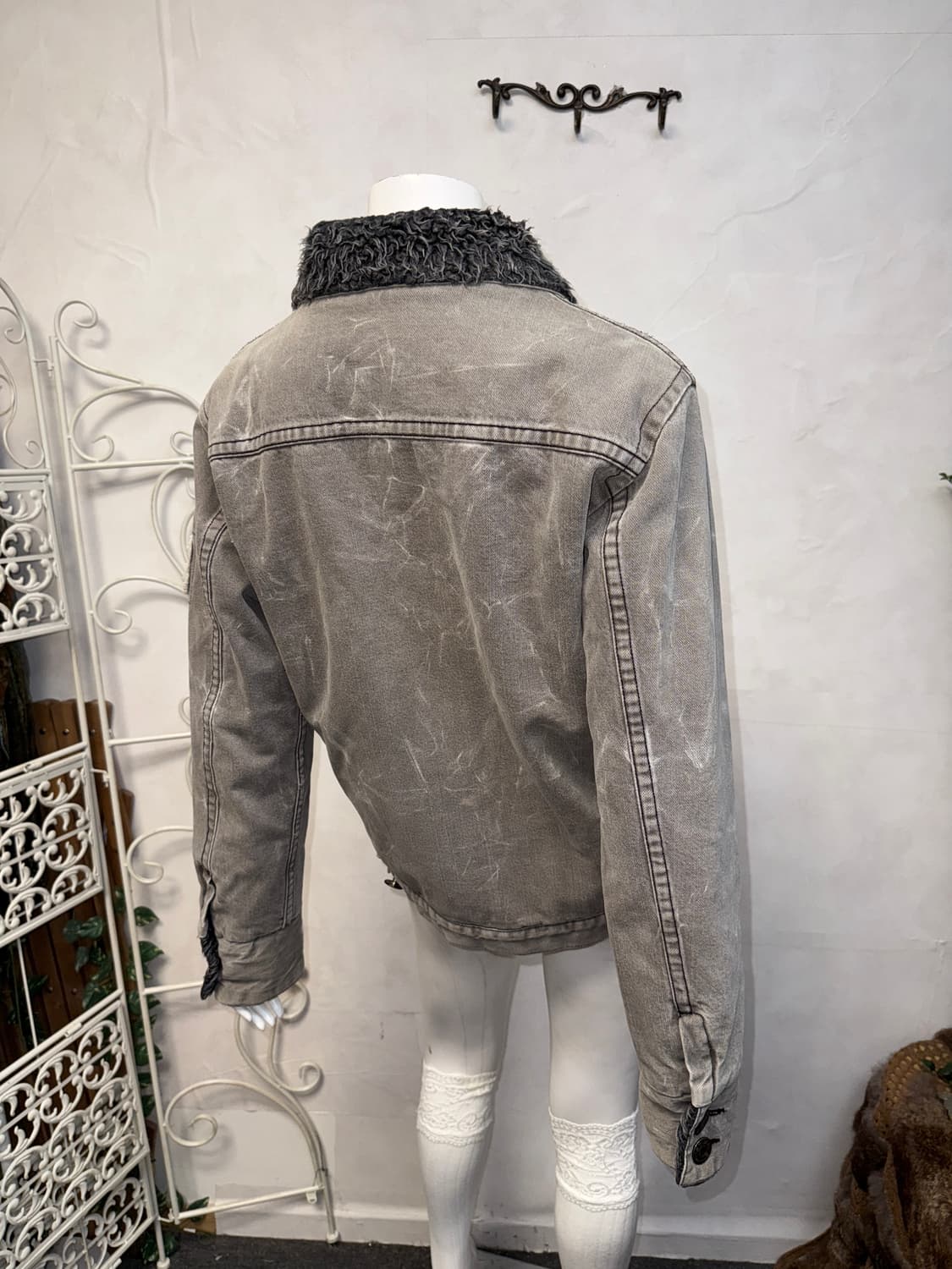 Dsquared2 gray denim tie dye fur mustang 상품이미지7