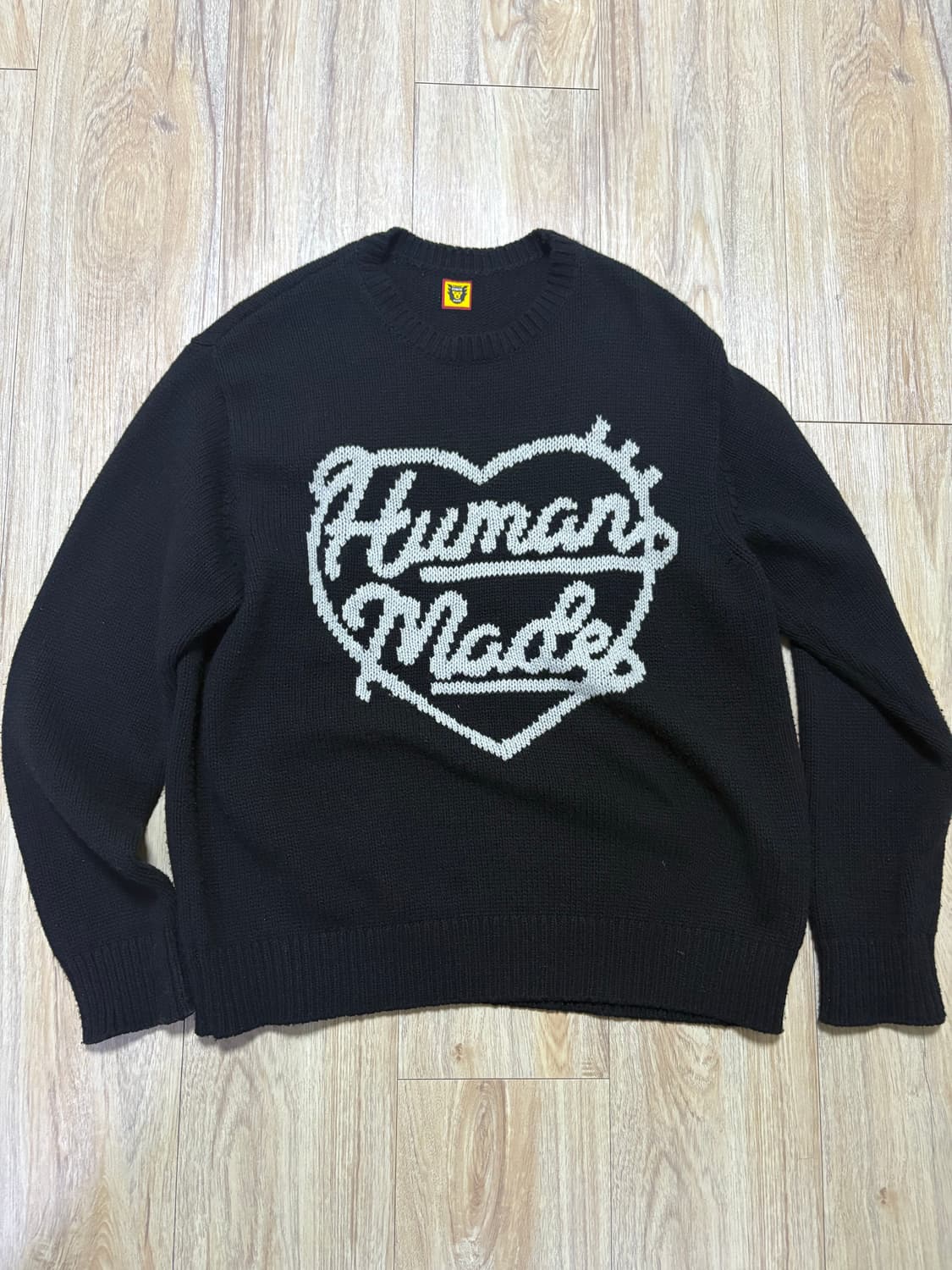 휴먼메이드 블랙 니트 XL 상품이미지1