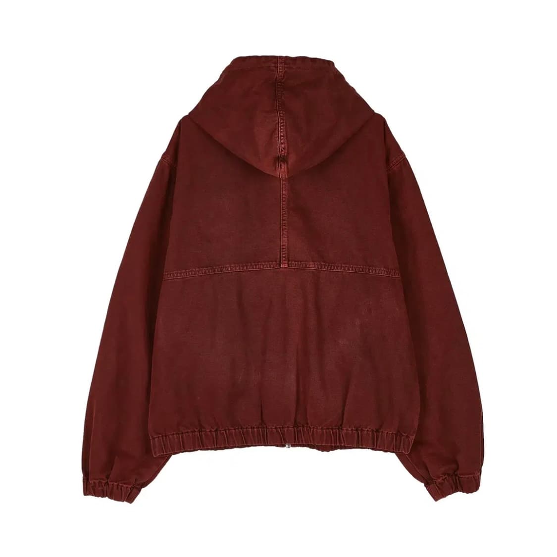 스투시 캔버스 워크 후드 자켓 와인 상품이미지2