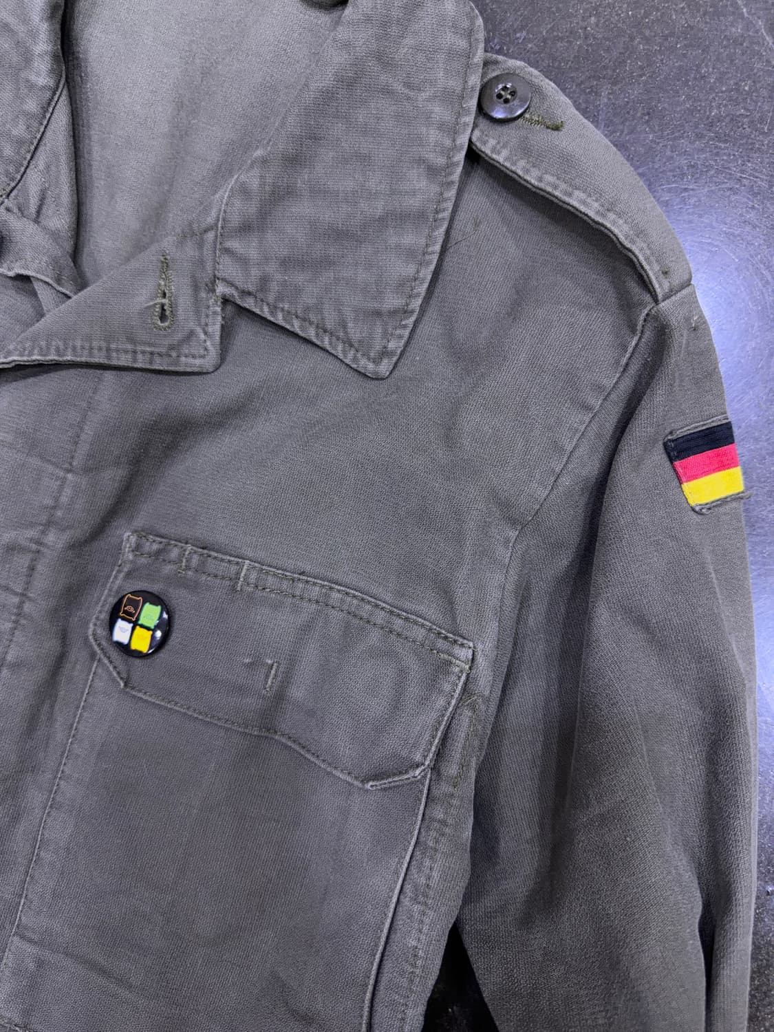 독일군 야전 밀리터리 컴뱃 야상 필드자켓 S 상품이미지4