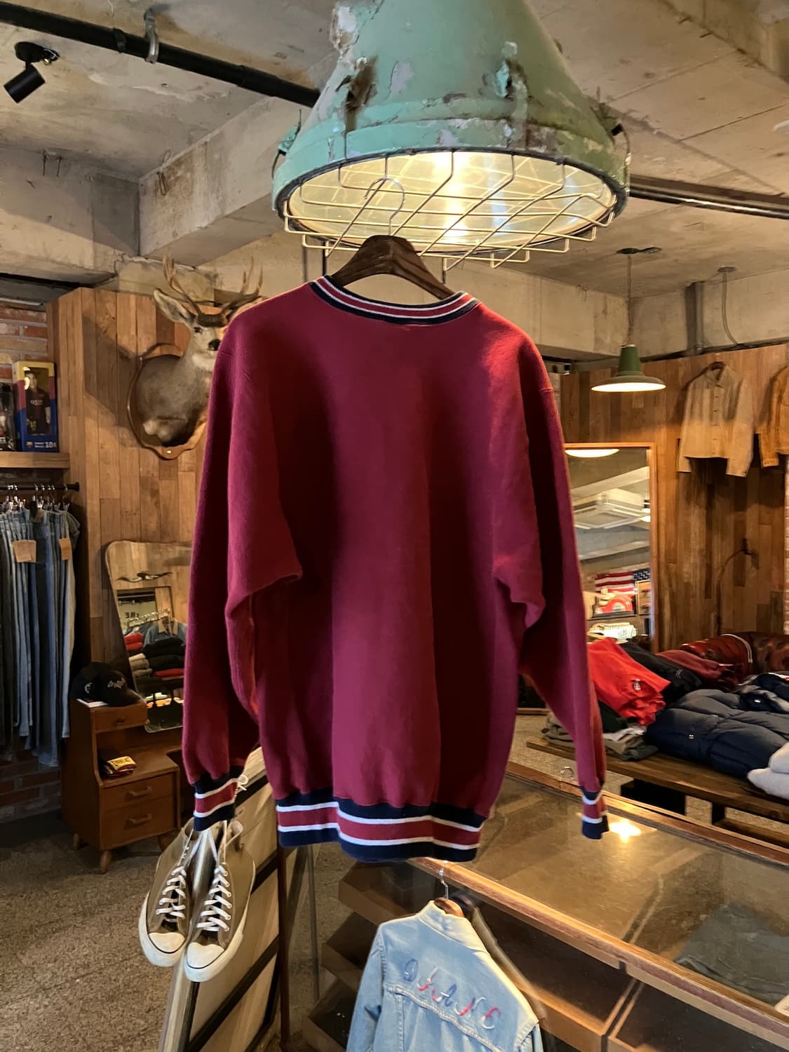 90s USA 빈티지 챔피온 리버스위브 스웻 셔츠 맨투맨 상품이미지3