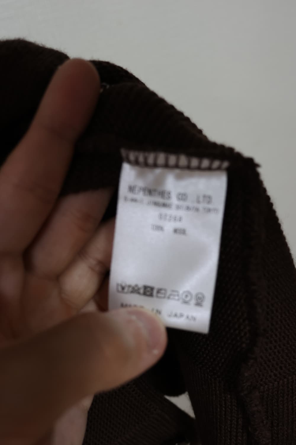 니들스 치마요 가디건 브라운 M 상품이미지4
