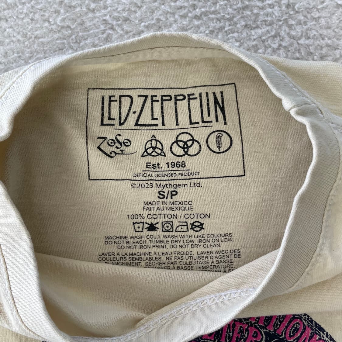 레드재플린 밴드티 상품이미지4