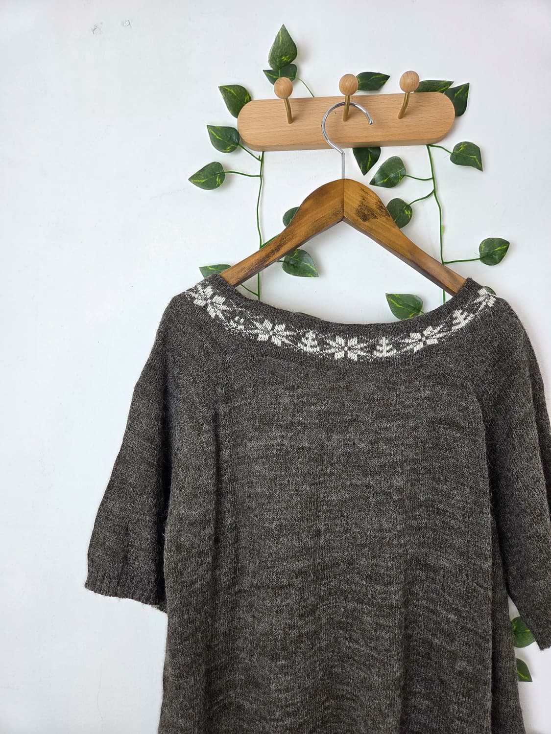 모리 반팔 니트 상품이미지5