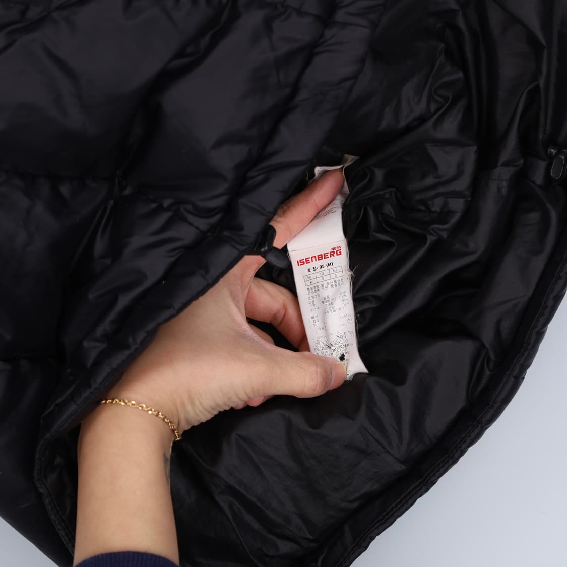 95 이젠벅 구스 경량패딩 0317H1 상품이미지5