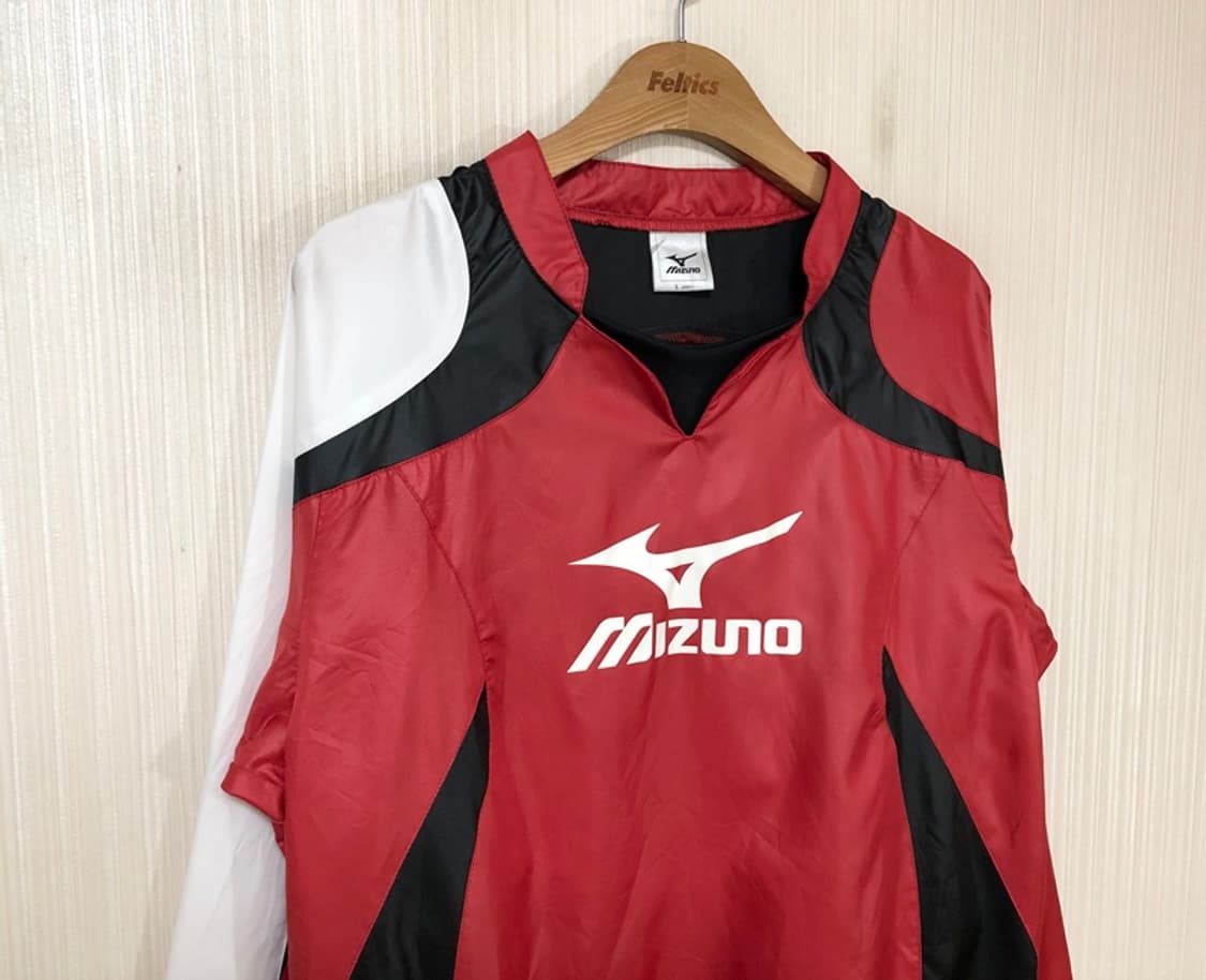 미즈노(MIZINO) 축구/풋살 긴팔 윈드브레이커셔츠/빅로고피스테 L 상품이미지5