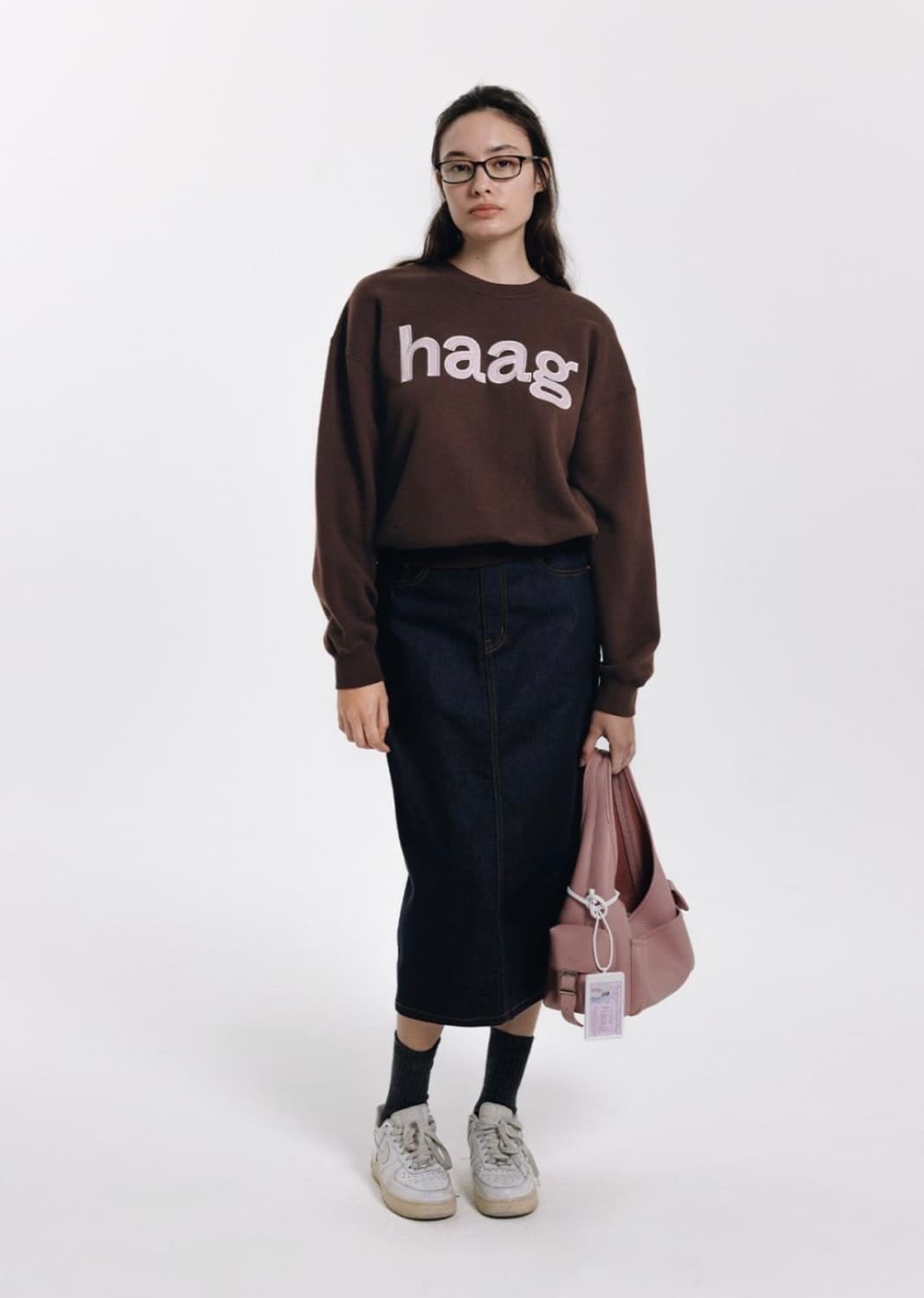 헤이그 벌스데이 스웻셔츠 브라운 맨투맨 상품이미지1