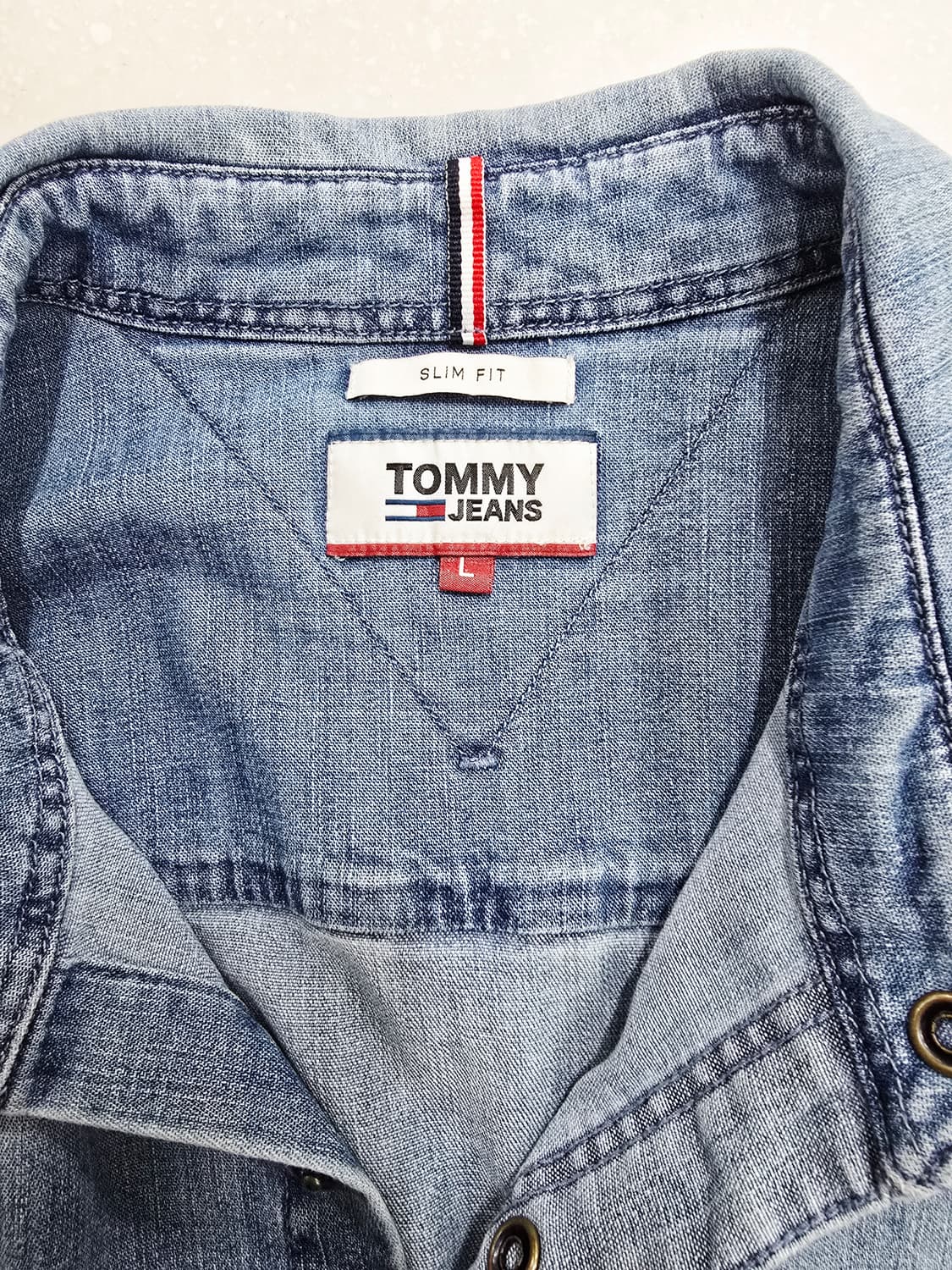 타미힐피거 데님 셔츠 남방L 상품이미지7