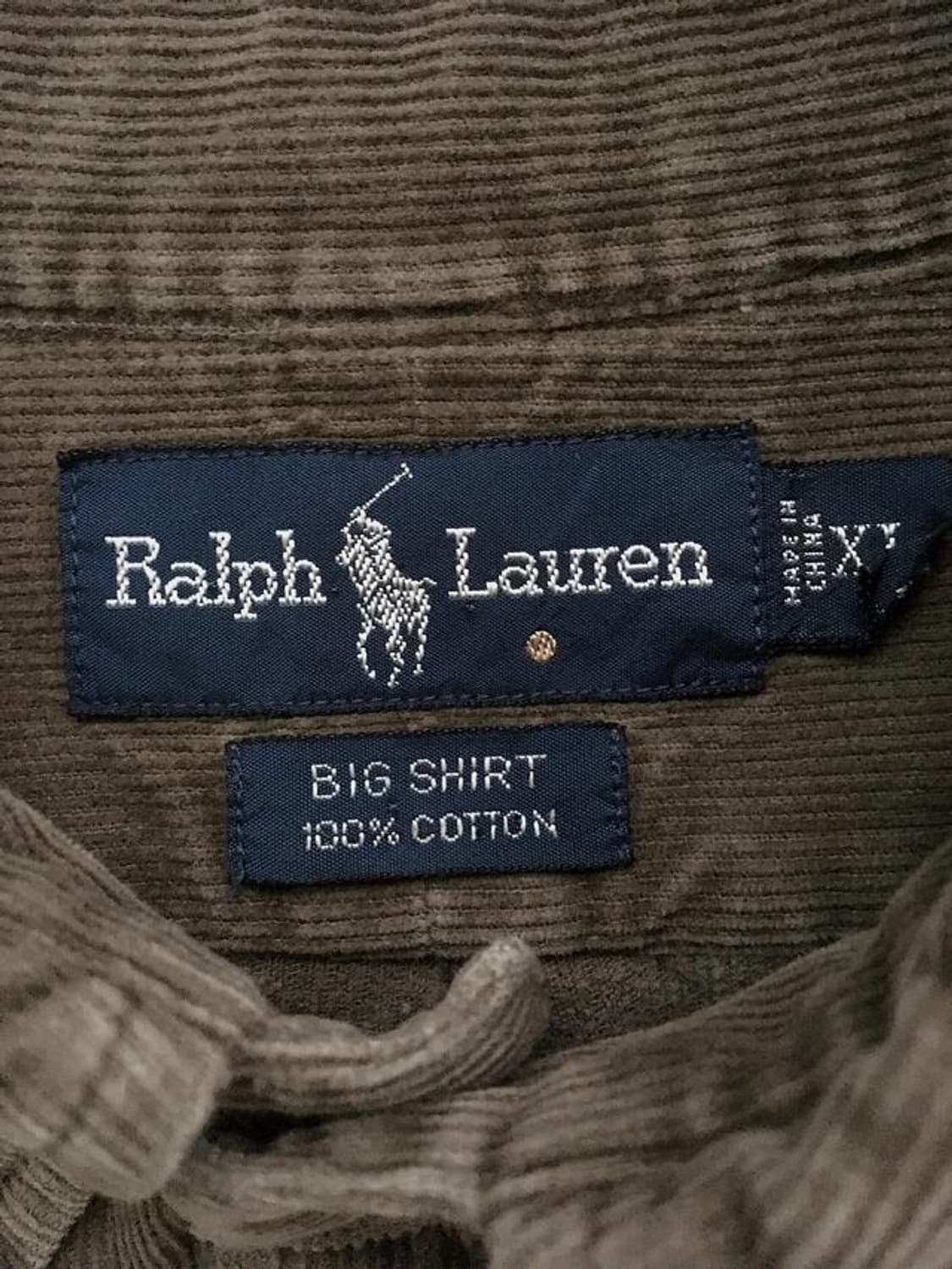 Khaki brown heavy corduroy oversized SH 상품이미지2