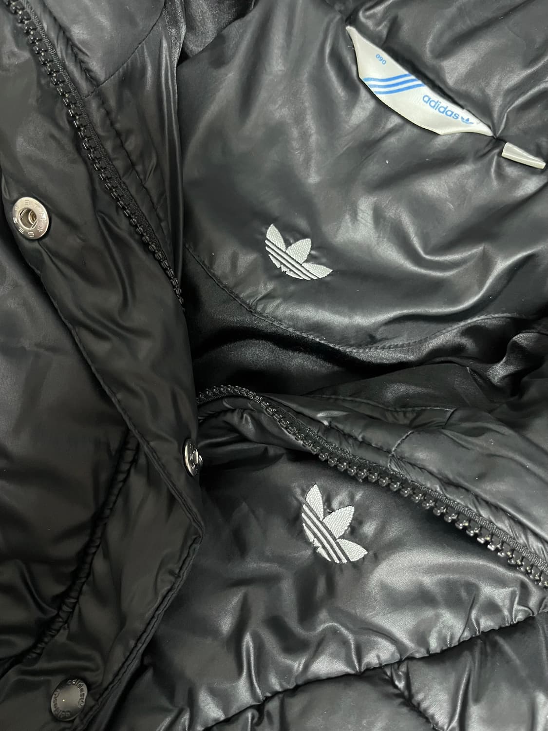 극레어/유일매물)👑빈티지 아디다스 대장 히메갸루 블랙 패딩🖤스포티 상품이미지2