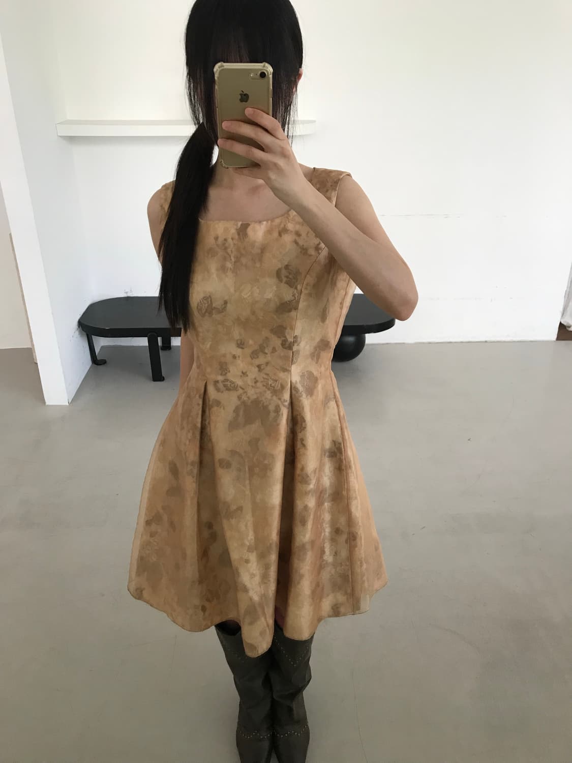 vintage pattern one-piece 상품이미지1