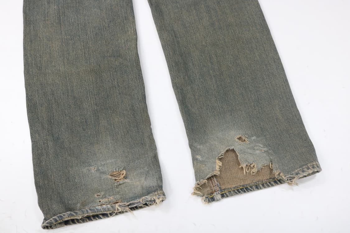 에드윈(EDWIN) 빈티지 엑스트라 배기 워싱 데님 팬츠 (34) 상품이미지6
