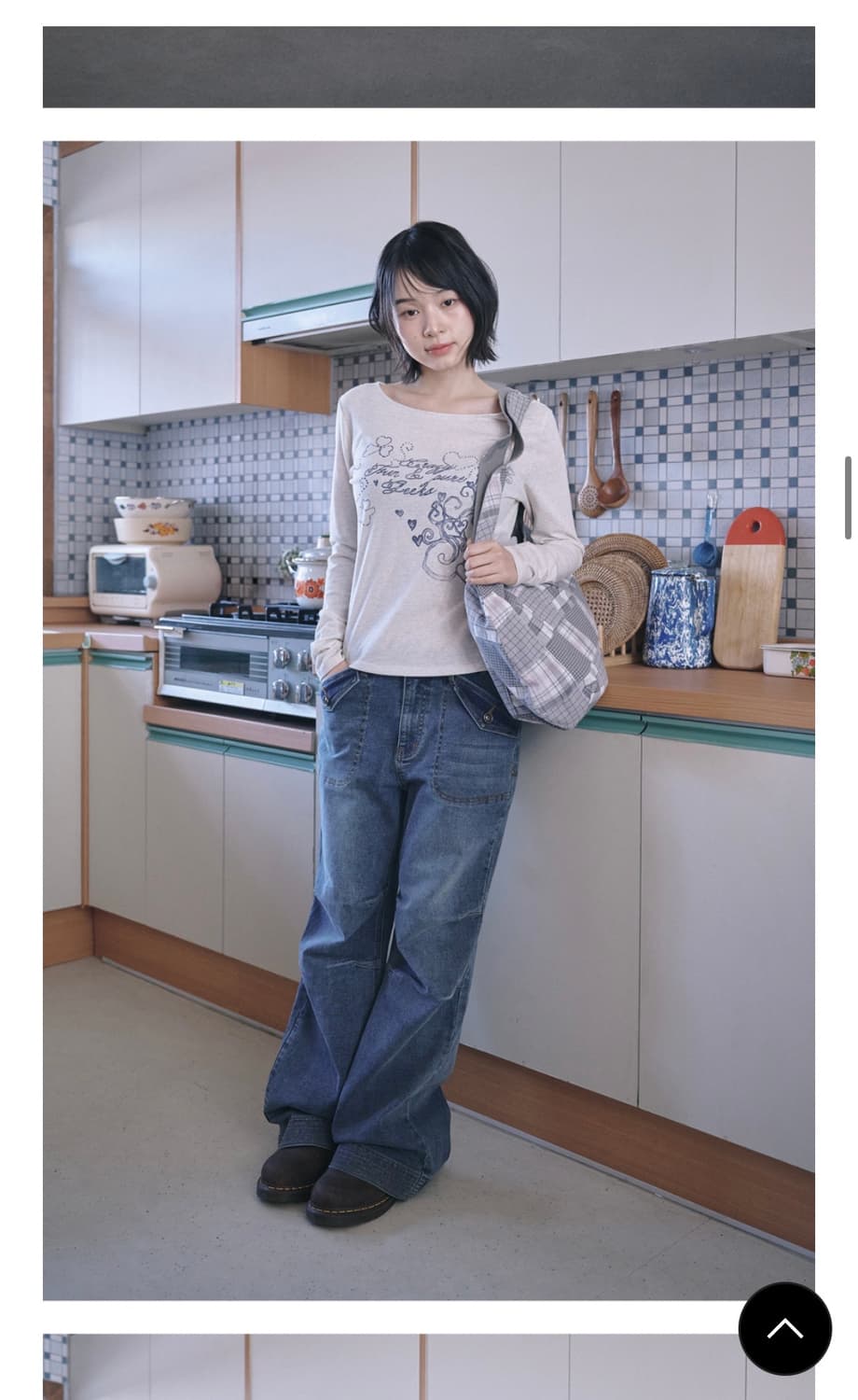 허그유어스킨 세미 부츠컷 데님 팬츠(Blue) / M 상품이미지3