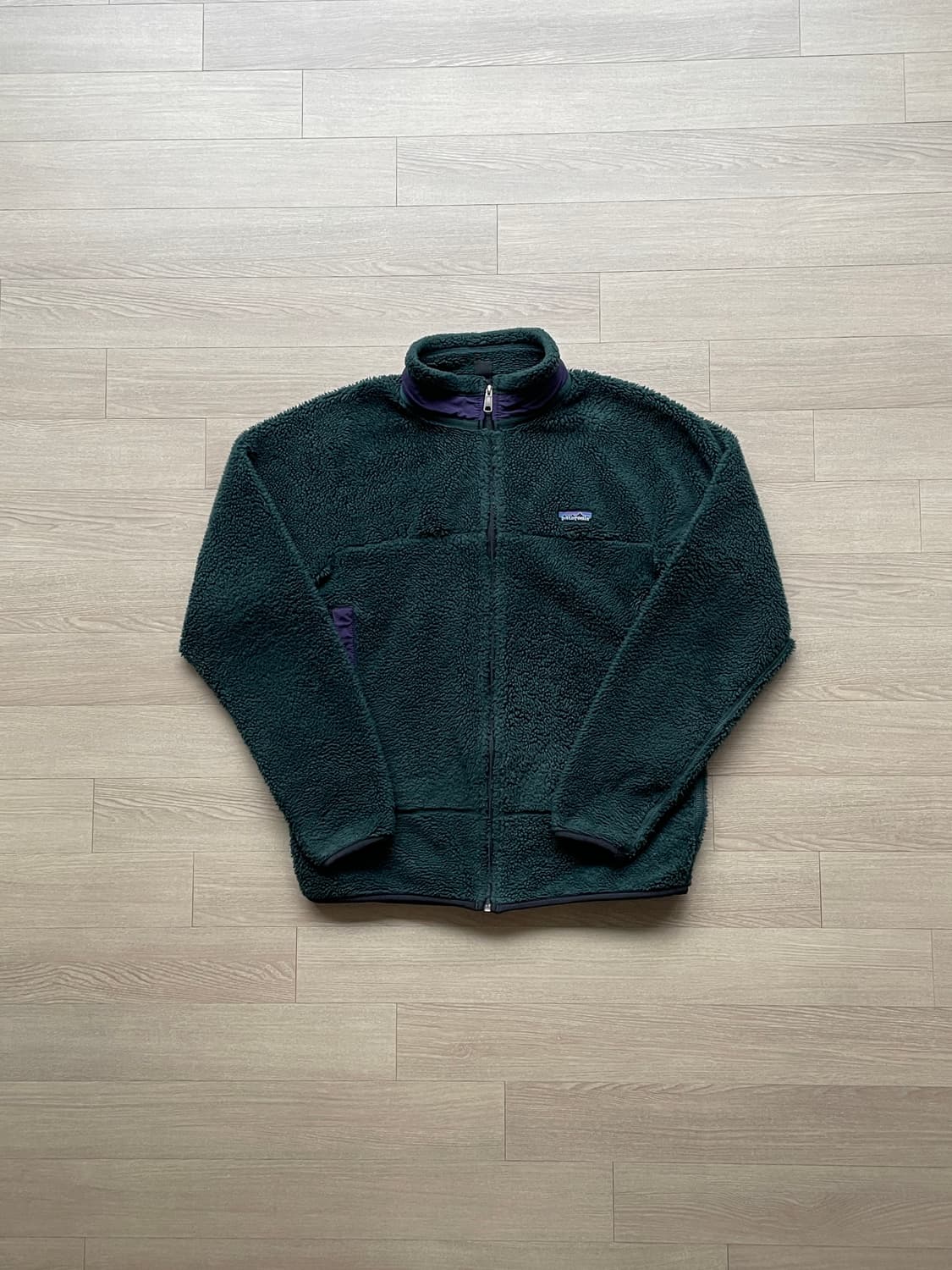 90s 파타고니아 딥파일 PEF 그린 퍼플 자켓 상품이미지1