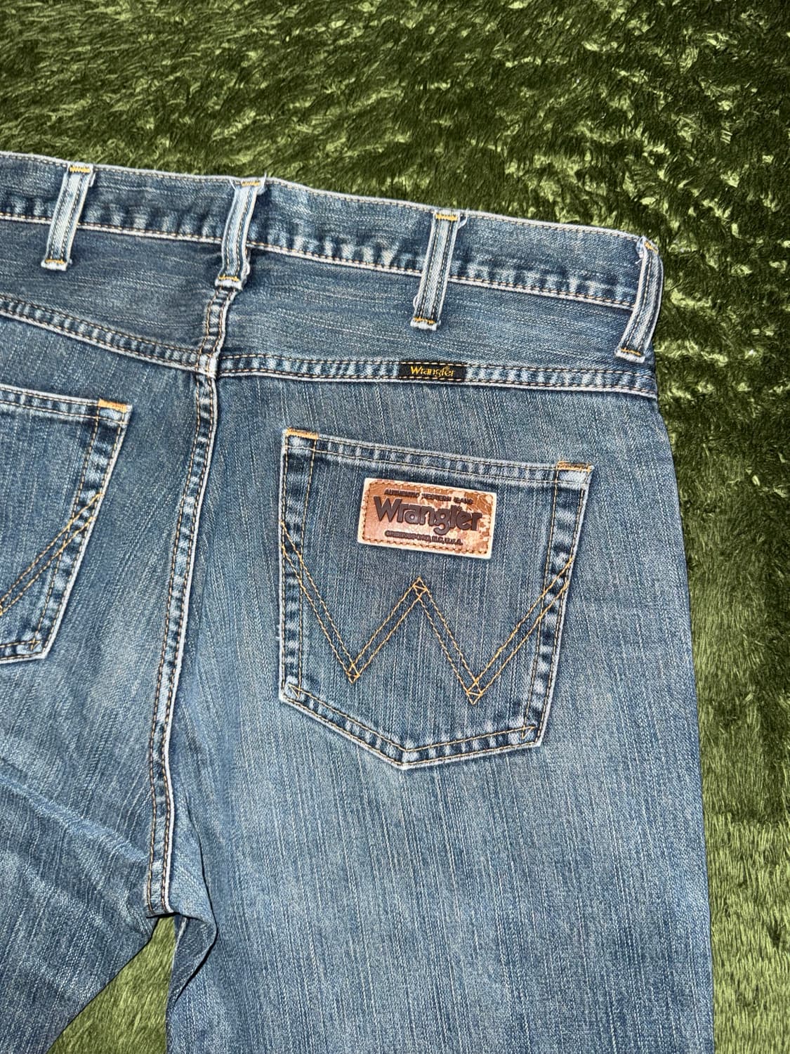 [33] wrangler 랭글러 재팬 빈티지 워시드 데님 팬츠 인디고 상품이미지9