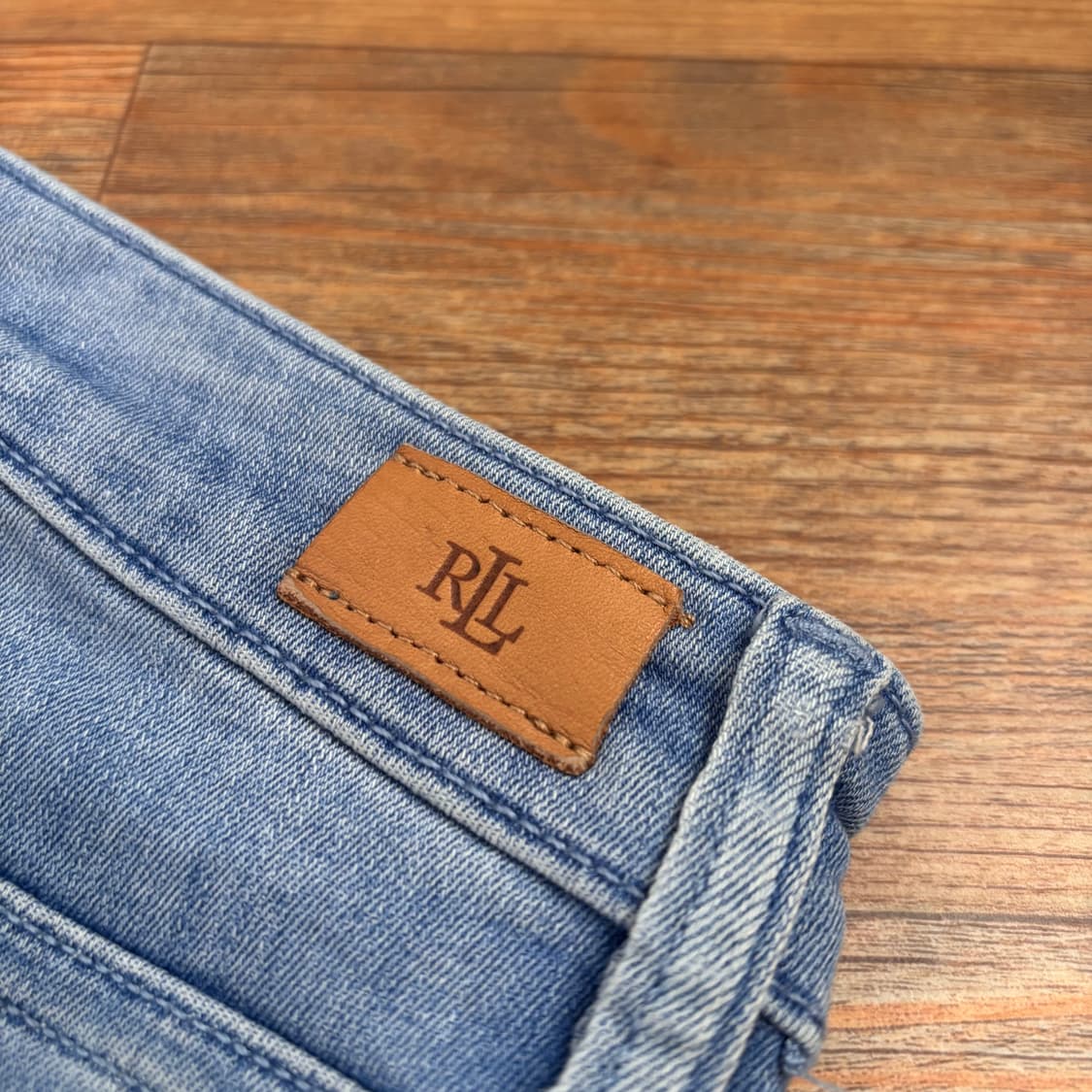 로렌 랄프로렌 28 청바지 스판 데님 크롭 스트레이트 상품이미지3