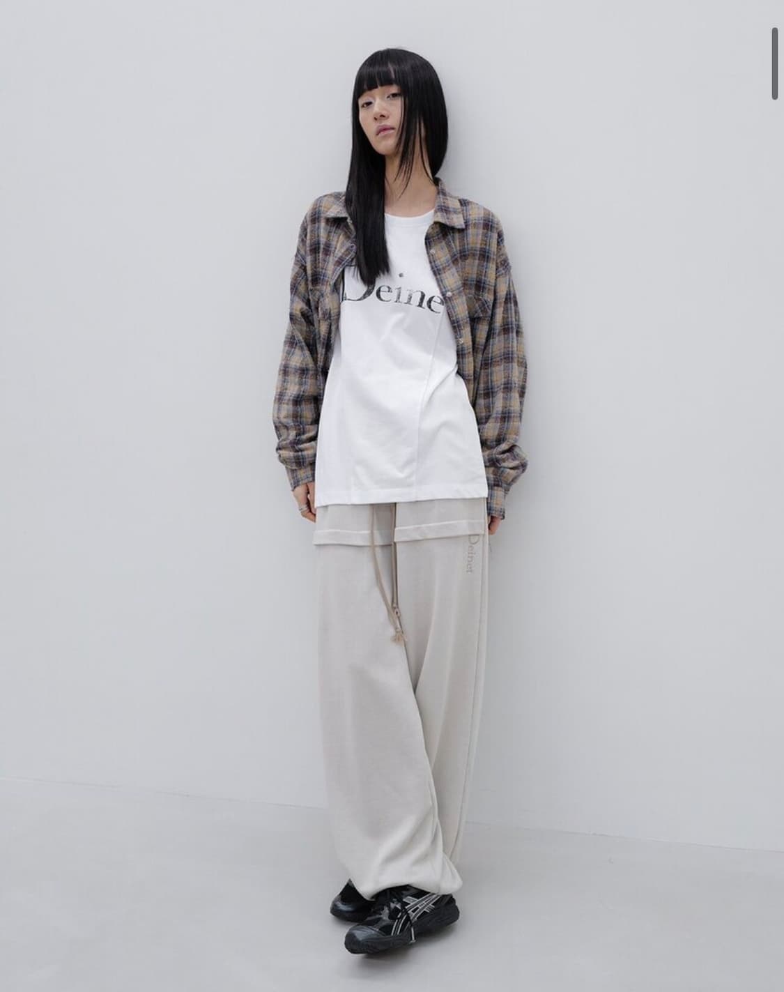 다이닛 레이어드 팬츠 새상품 DEINET LAYERED SWEAT PAN 상품이미지5