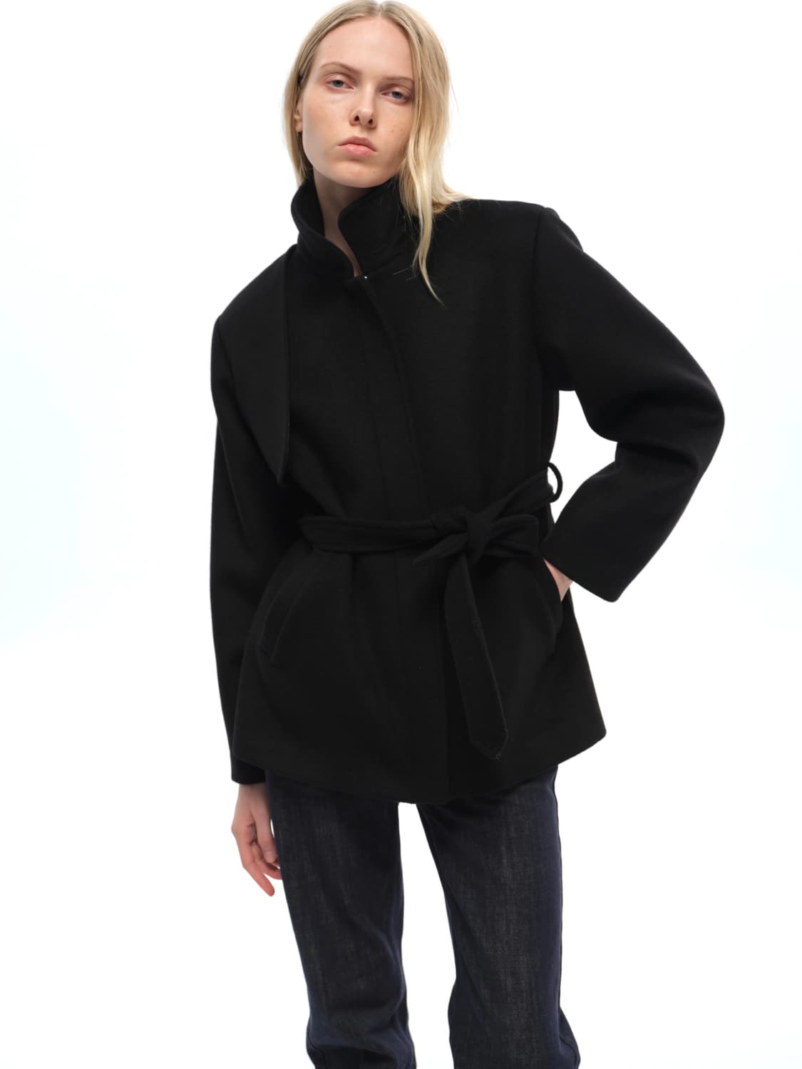 CSHOWEST 울 코트 상품이미지3