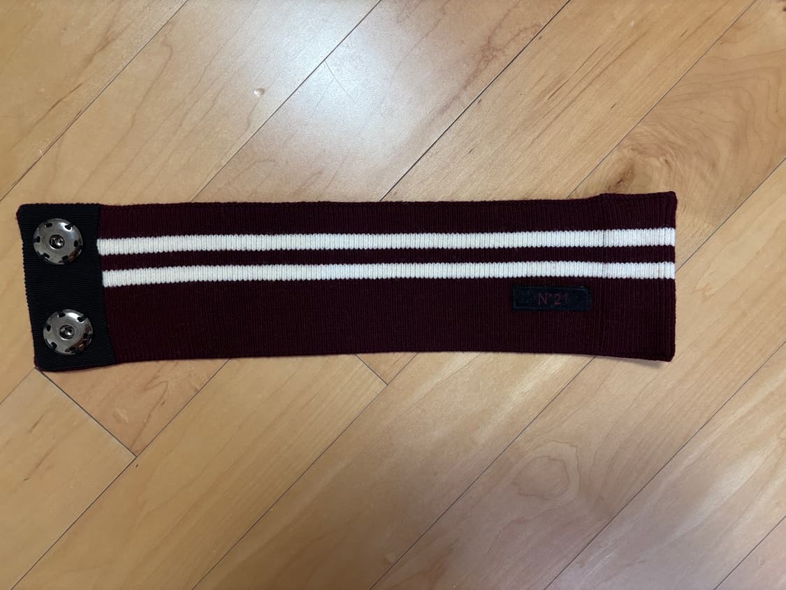 N21 버건디 니트 폴라 상품이미지4