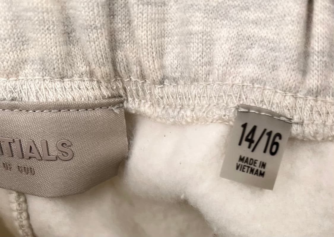 피어오브갓 에센셜 하프 팬츠 14/16 새상품 상품이미지5