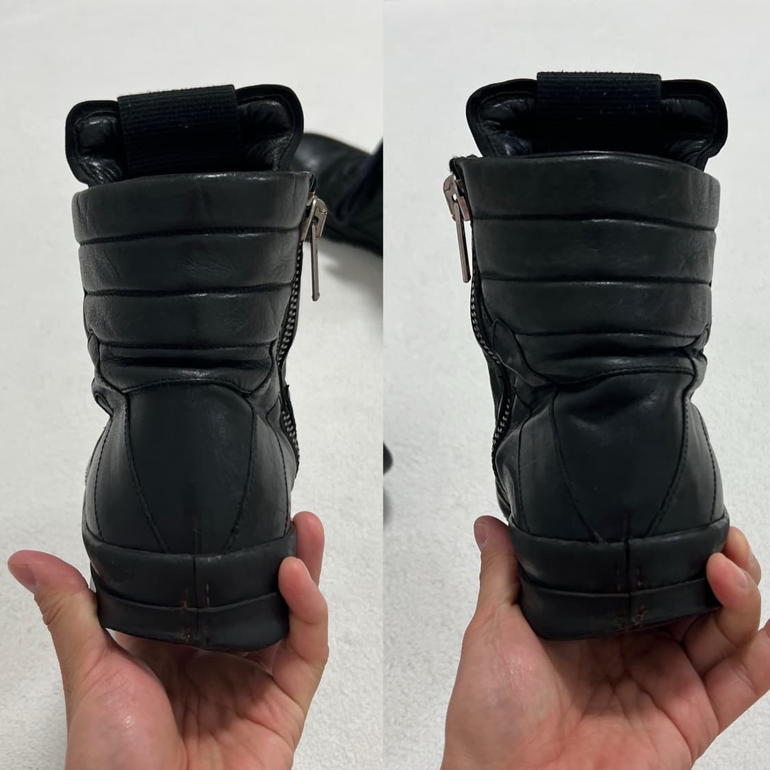 릭오웬스 10AW 혀짧 지오바스켓 모노크롬 올검 LBO 상품이미지5