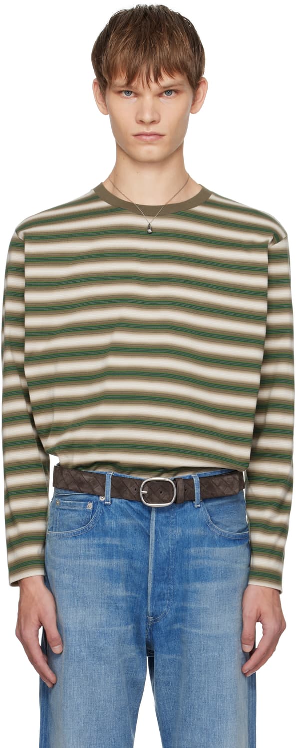 AURALEE — Gradient Stripe Jersey L/S Tee 상품이미지5