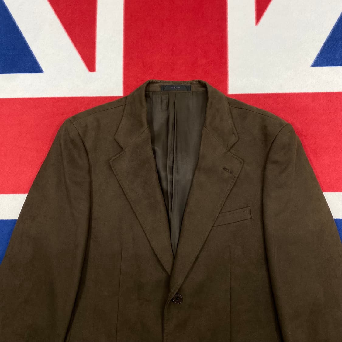 빈티지 스웨이드 미니멀자켓 100 상품이미지3