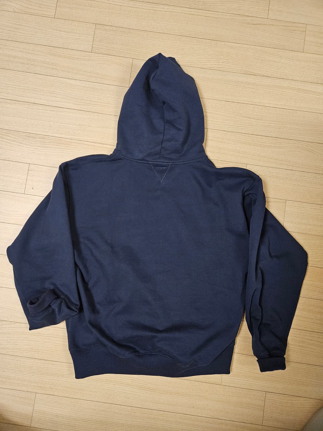 아웃스탠딩 스웻후드 네이비 새제품 상품이미지2