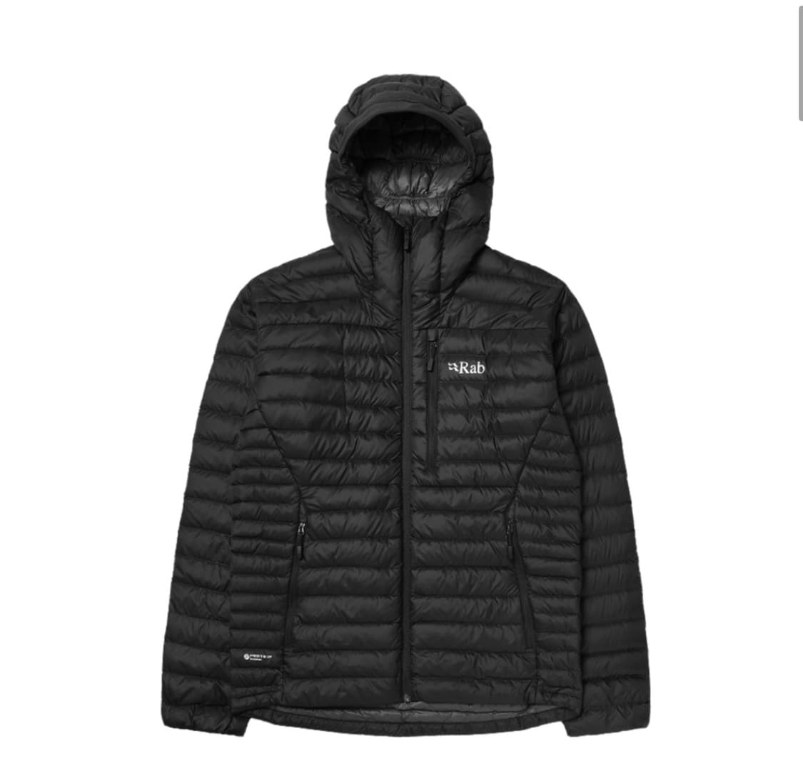 M L XL 랩 마이크로라이트 알파인 자켓 패딩 블랙 판매 상품이미지1