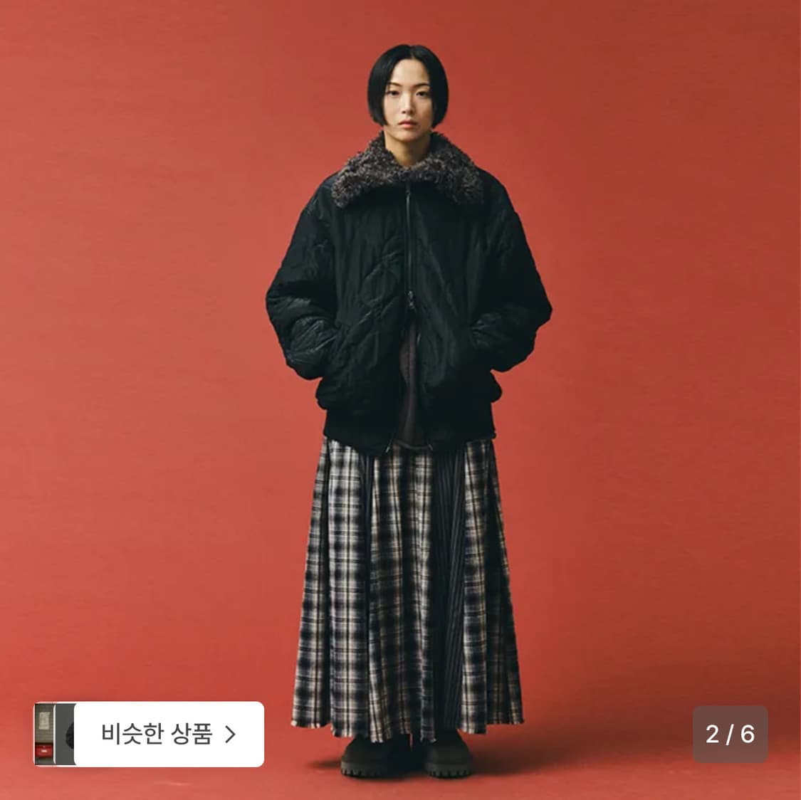 플리즈프로젝트 리버시블 셔링 플라이트 자켓 상품이미지2