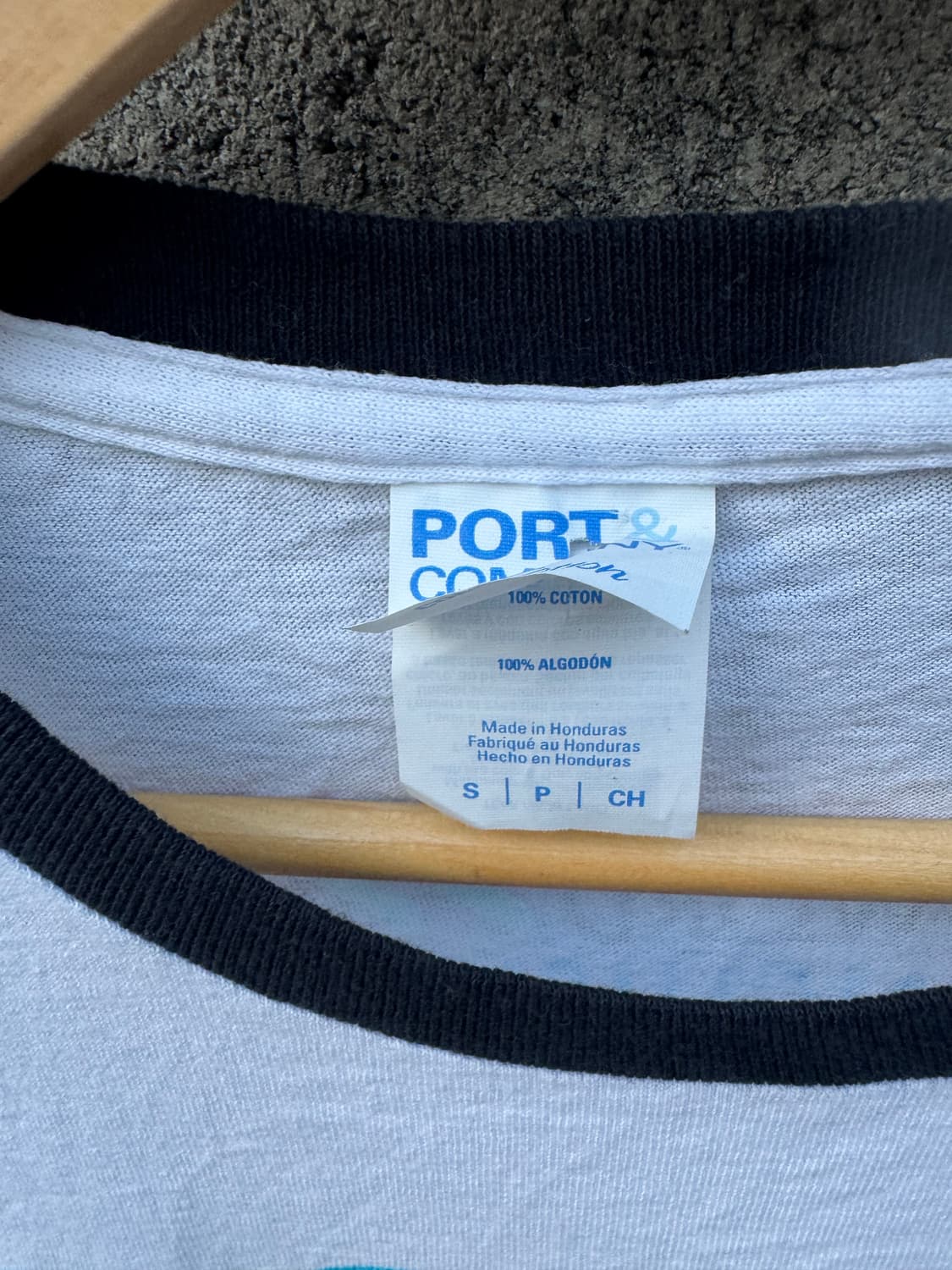 빈티지 프린팅 링거티 반팔 티셔츠 s 상품이미지3