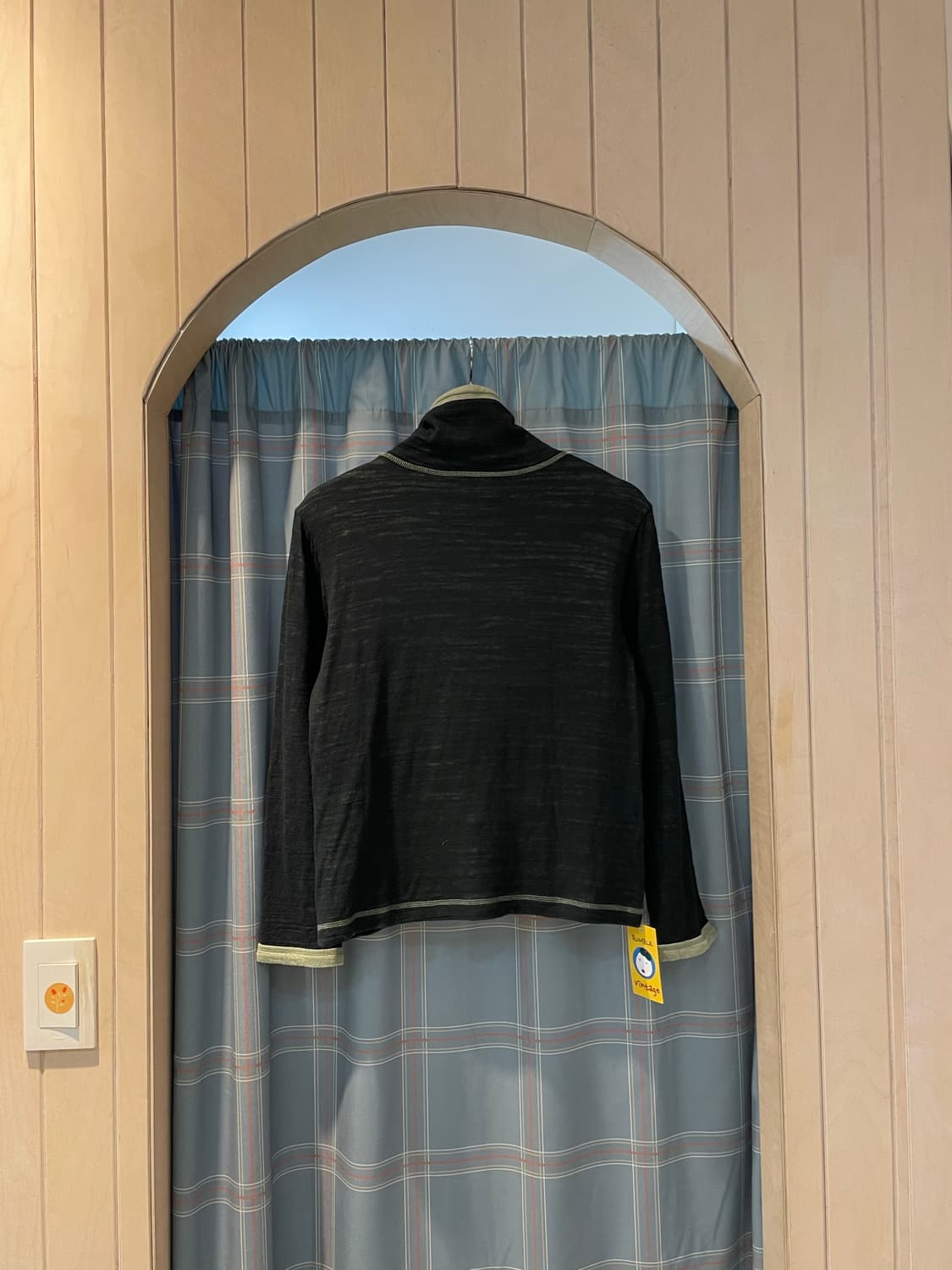 일본빈티지 유니크 하이넥티셔츠 상품이미지5