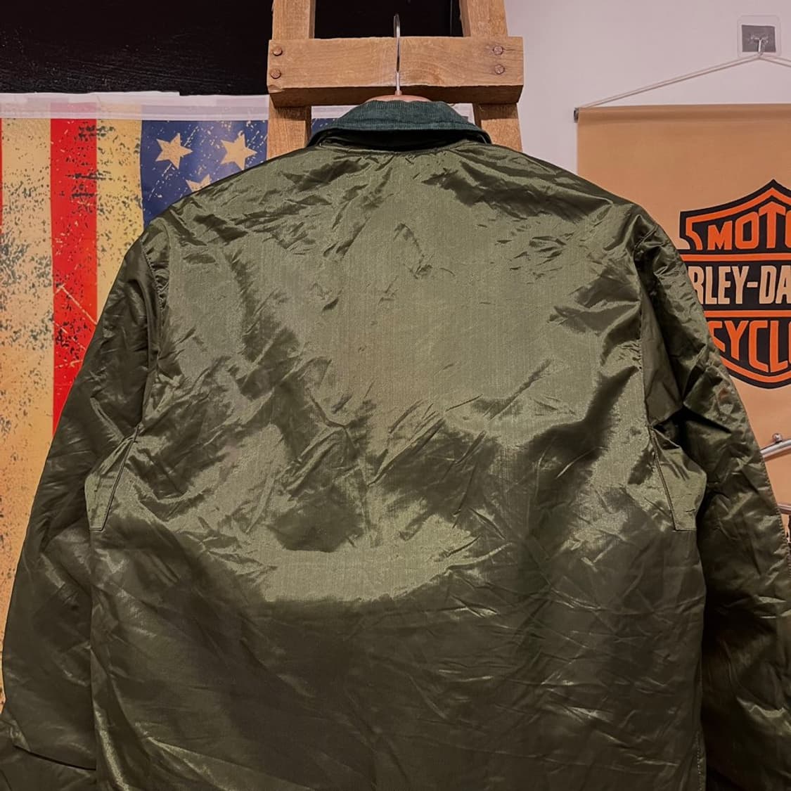 70s 알파 인더스트리 오리지널 미해군 임퍼머블 덱 자켓 N000 상품이미지4