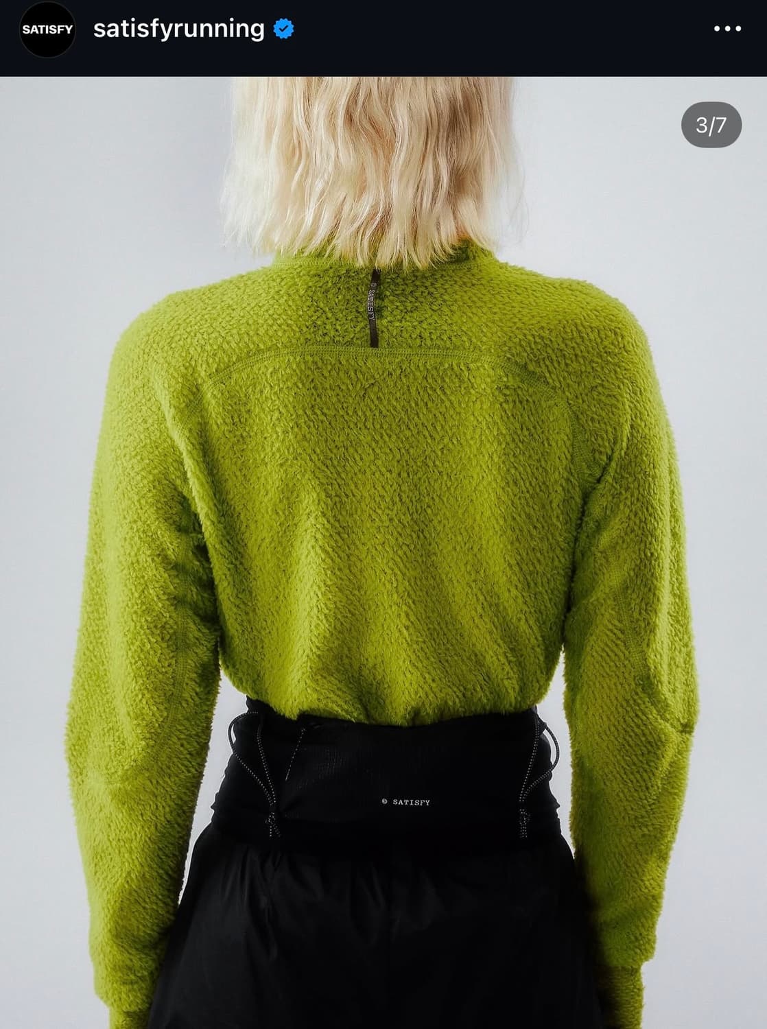 Satisfy 퍼즈 플리스 롱 티셔츠 S 상품이미지6