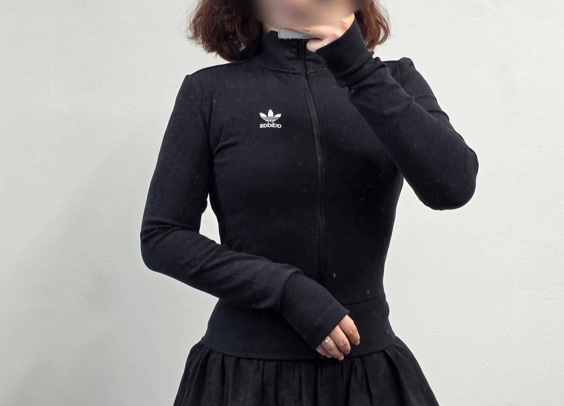[프립]S/딱붙핏 아디다스 오리지널스 집업 블랙 상품이미지1