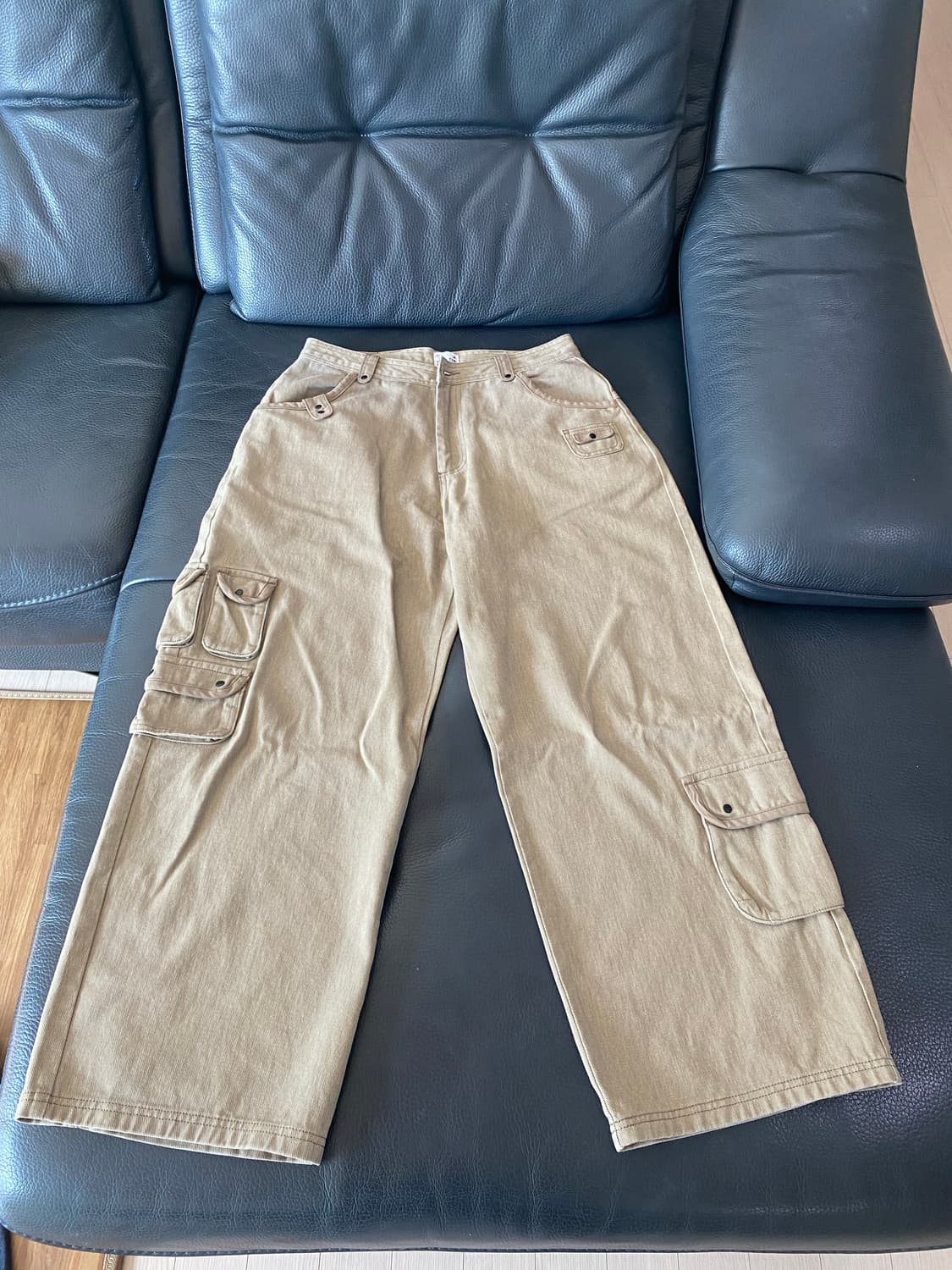 더콜디스트모먼트 멀티카고팬츠 베이지 L 상품이미지3