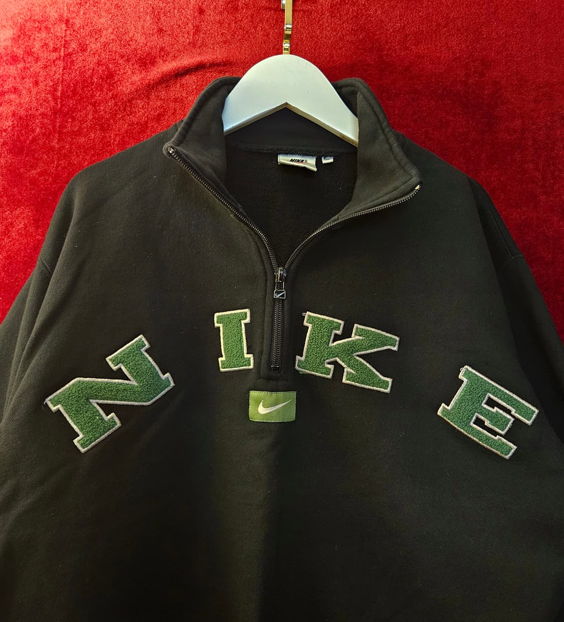 나이키(Nike) 90's 올드스쿨 빈티지 하프 집업 숏 맨투맨 상품이미지3