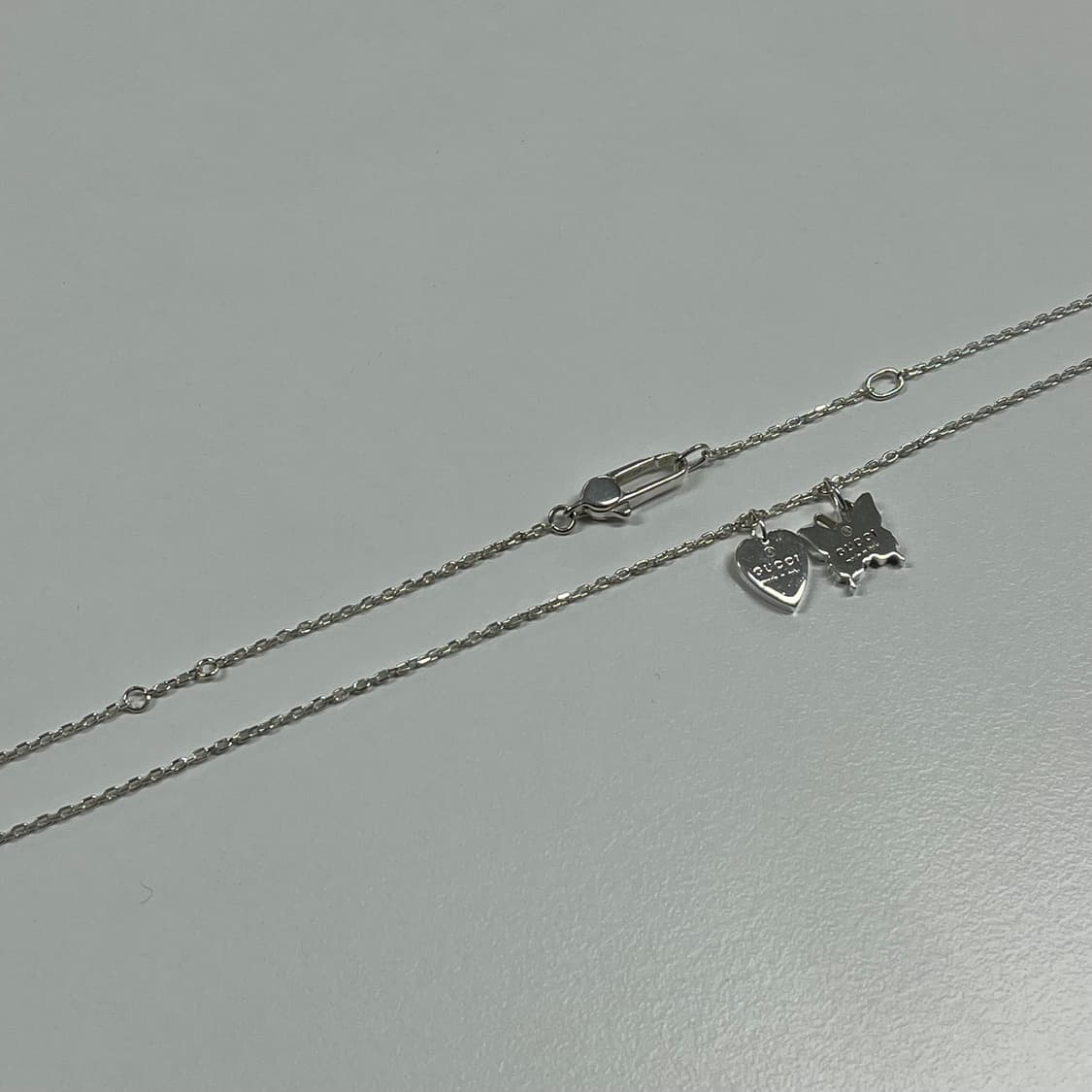 구찌 하트 나비 목걸이 상품이미지6