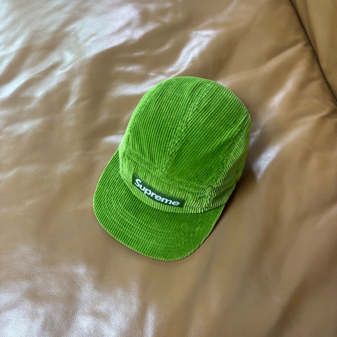 Supreme 슈프림 코듀로이 그린 캠프캡 모자 (Green) 상품이미지5