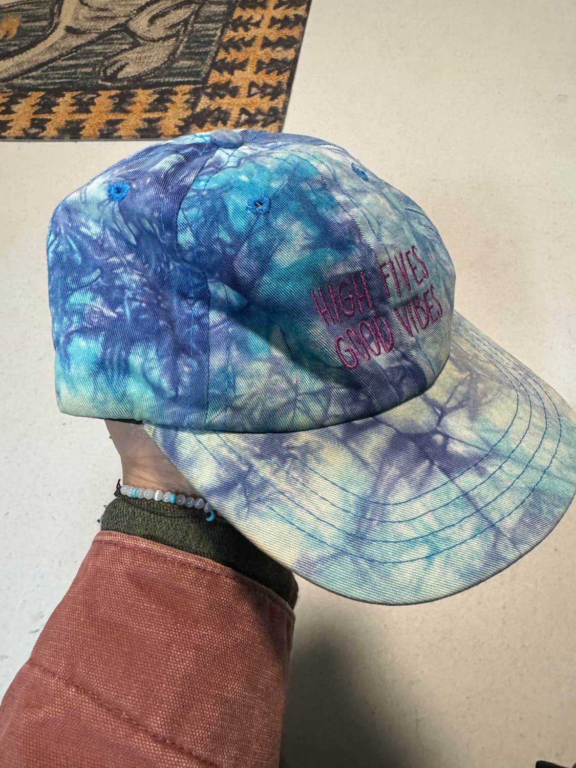 Elm company 빈티지 자수 나염 캠프캡 모자 볼캡 스냅백 상품이미지2