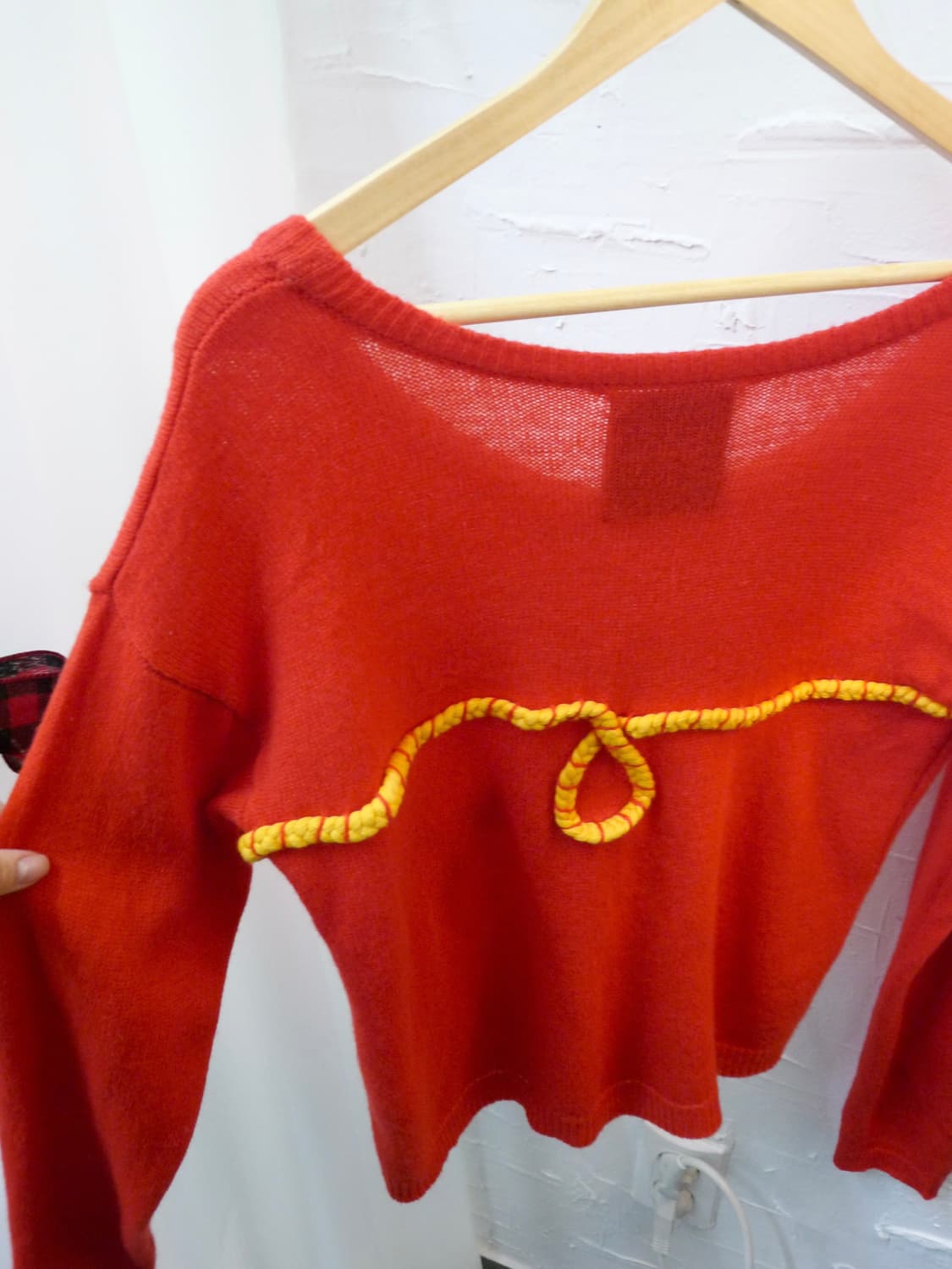 lope line red knit 상품이미지6