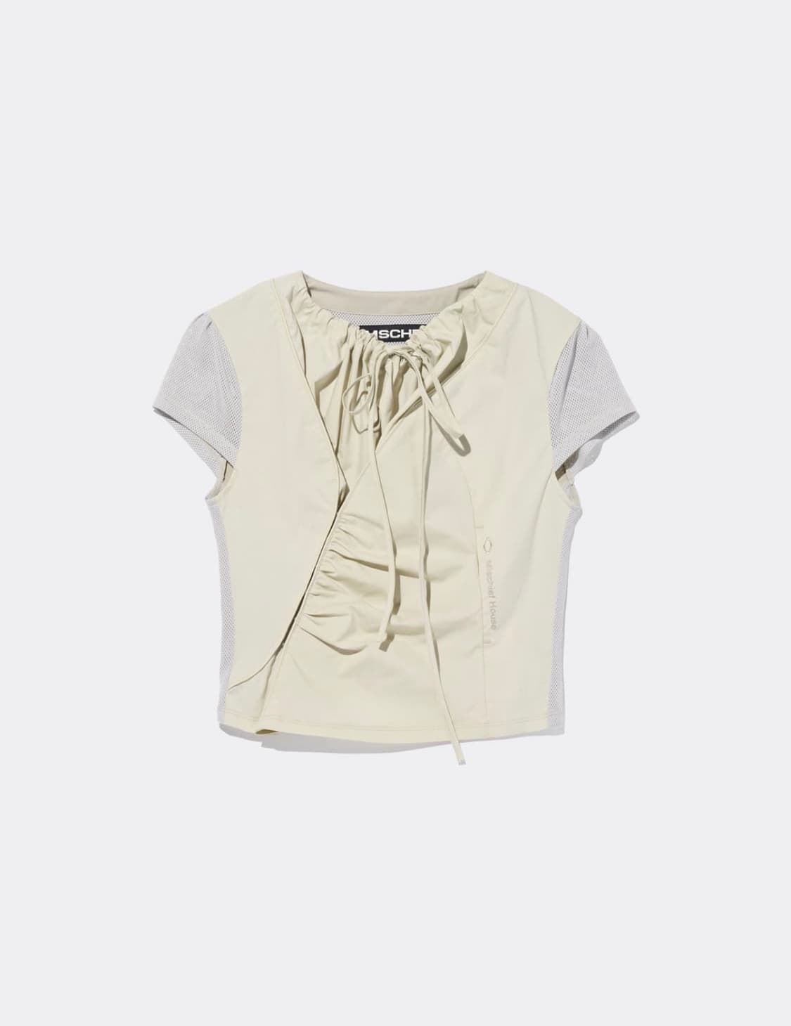 미스치프 사이드 훅 셔링 셔츠 상품이미지1