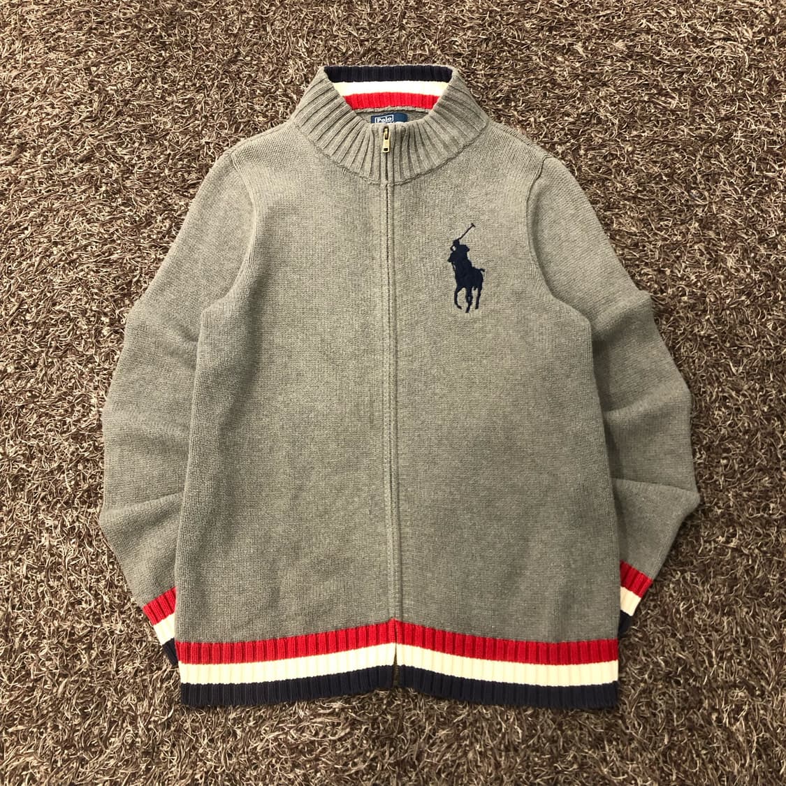 폴로 랄프로렌 빅포니 니트집업 자켓 상품이미지1