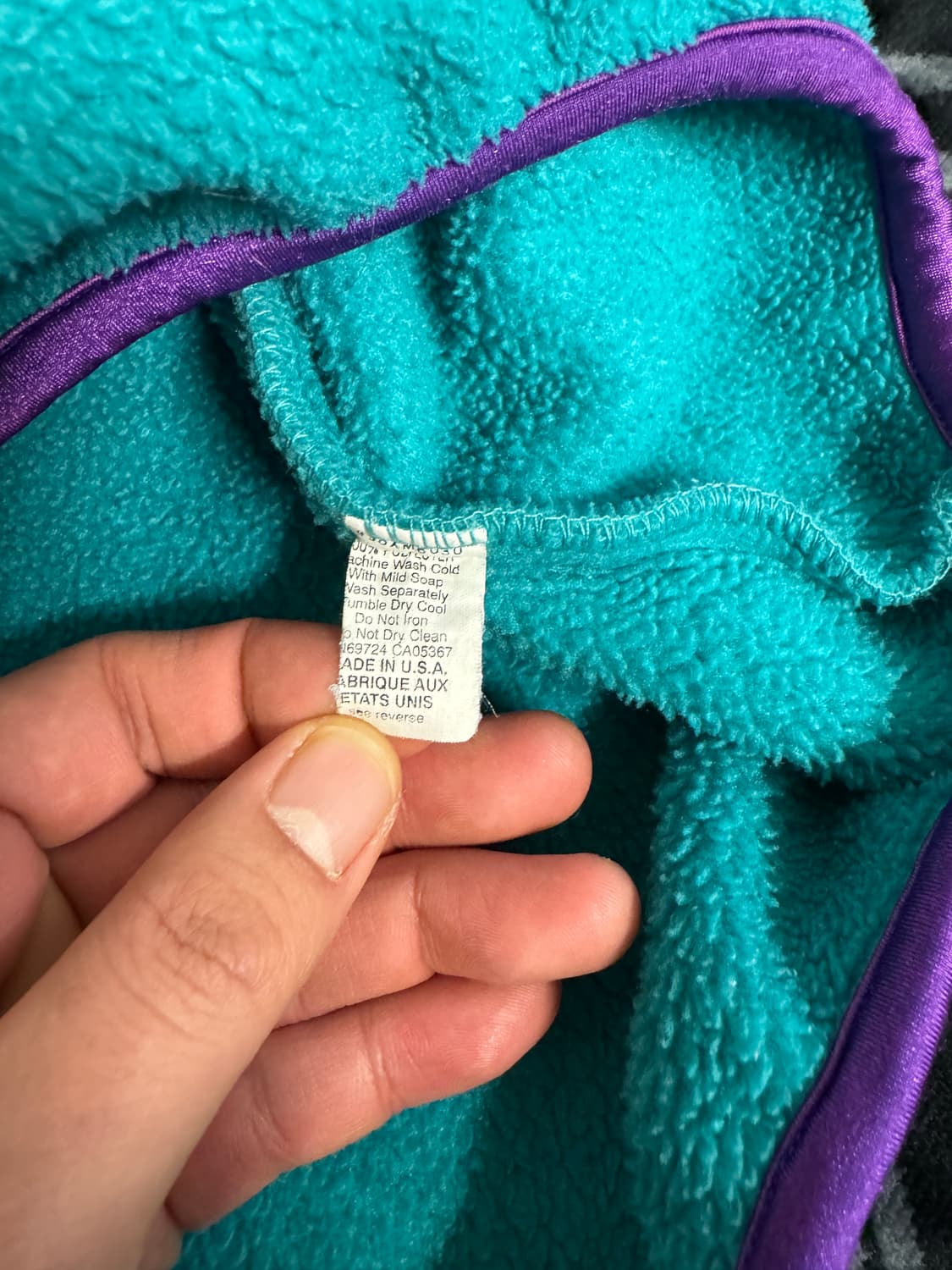 컬럼비아 쿼터 집 플리스 풀오버 민트 퍼플 상품이미지6