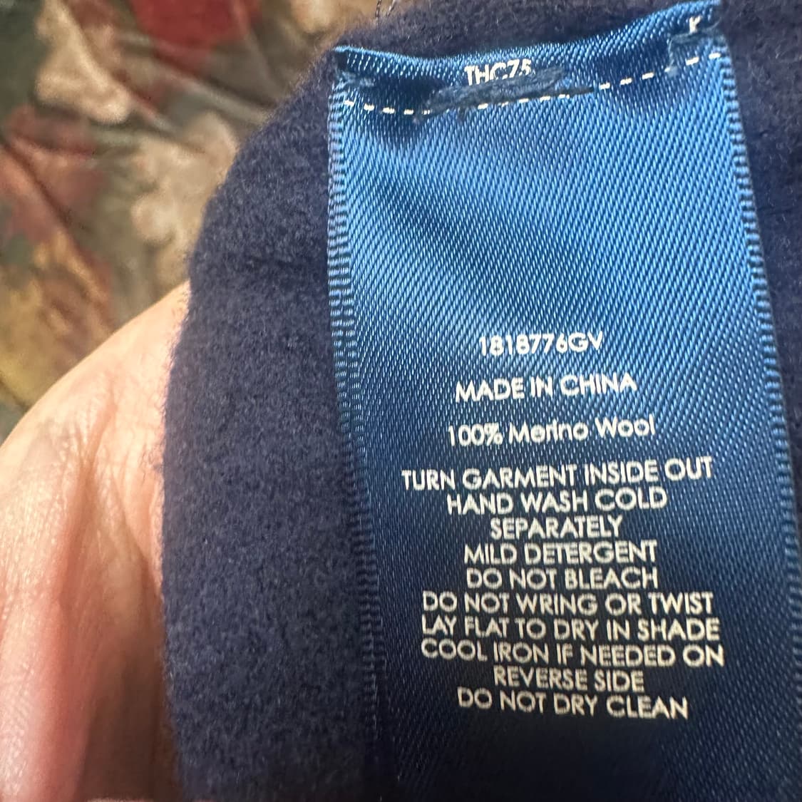 폴로 랄프로렌 빈티지 엘보우 레더패치네이비가디건 S 상품이미지4