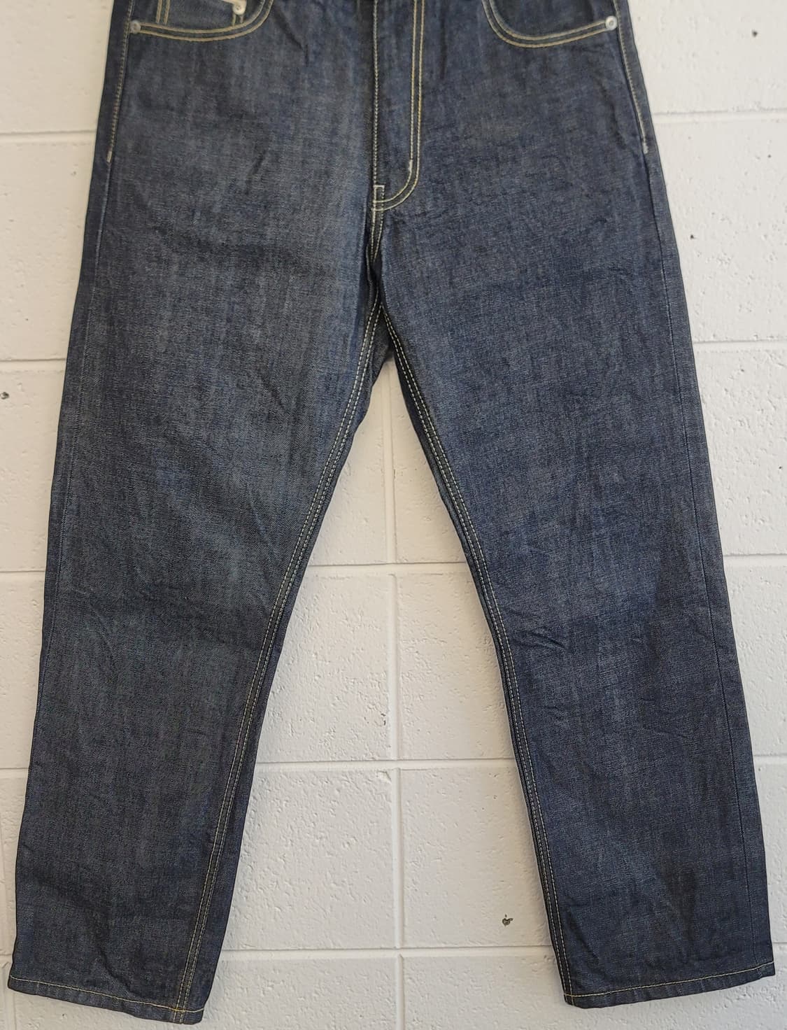 유니폼브릿지 생지데님 레귤러핏 데님팬츠(청바지) 판매 상품이미지4