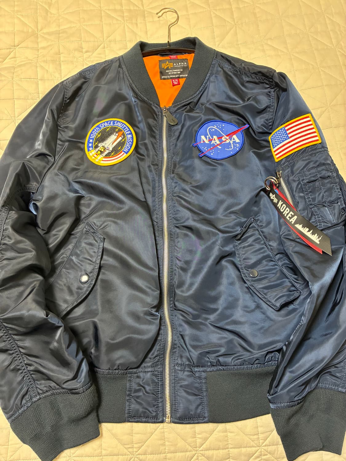 알파인더스트리 L-2B 나사 자켓 네이비 상품이미지2